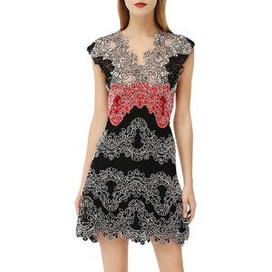 Sandro Isobel Lace Mini Dress size 2